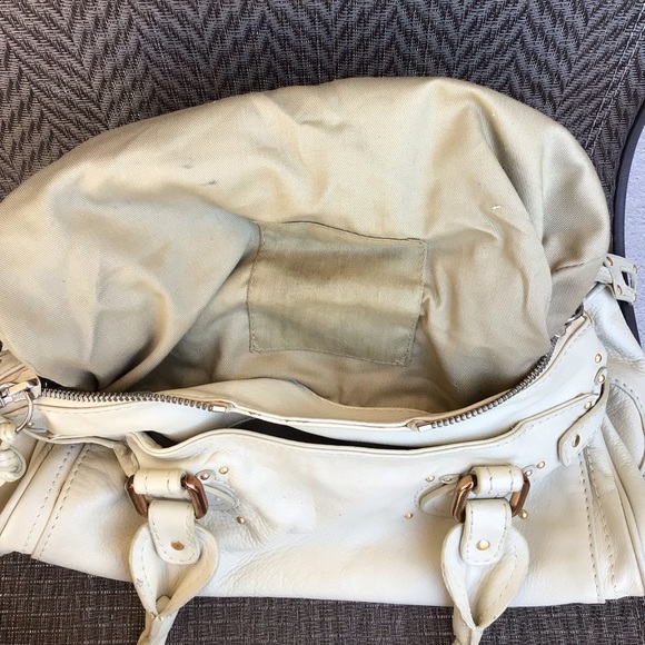 🚫SOLD🚫 Chloe Cream Leather Paddington Lock Satchel Bag - Picture 15 of 15